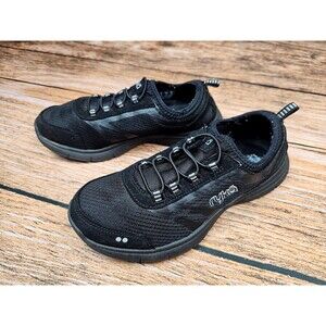 Ryka DIVYA Womens 7 W Black Memory Foam Walking Shoes Sneakers Lightweight READ